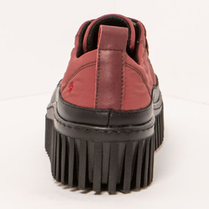 Zapatillas 1518 NYLON BURDEOS-BLACK/BRIGHTON color Burdeos-black