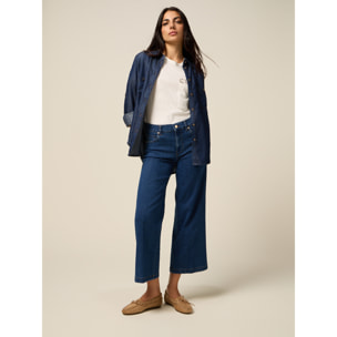 Oltre - Jeans cropped - Blu