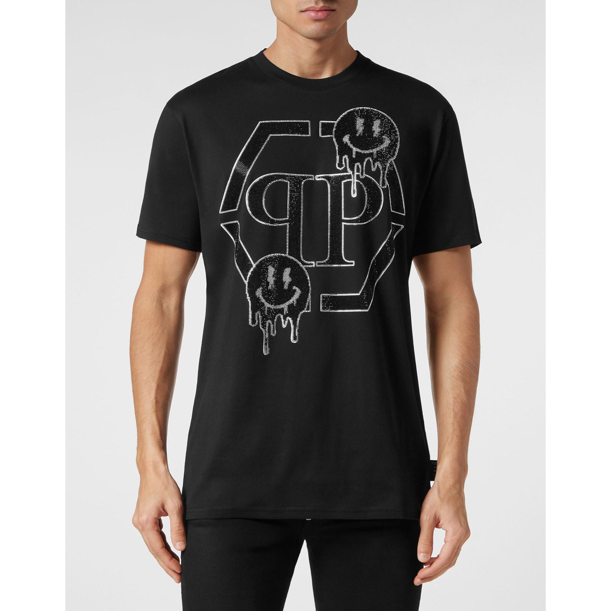 PHILIPP PLEIN Camiseta Cuello Redondo SMILE