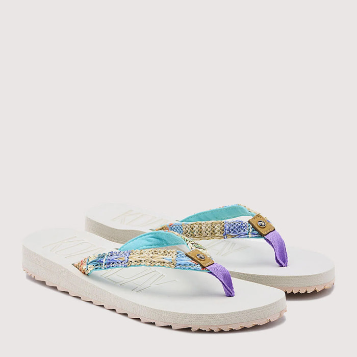 Chancla Cuña Beige - Corona