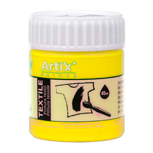 Pack 6 Uds. PITTURA TESSILE GIALLO NEON 45 ml