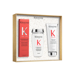 K Premiere - Coffret Pré-Shampoing Concentré Décalcifiant Ultra-Réparateur 250 ml + 2 Produits
