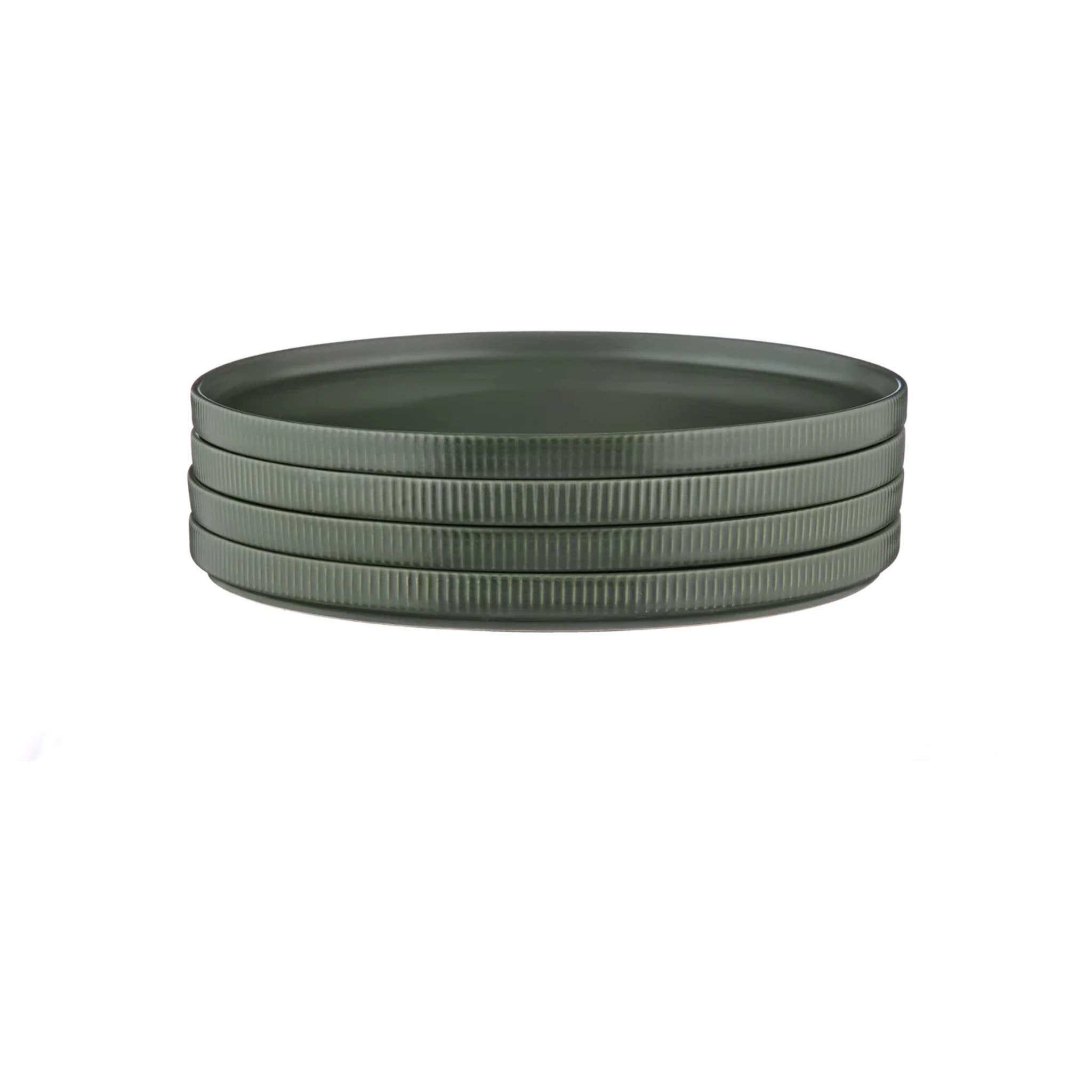 Assiette SCANDI Ø27,5cm - 4 pièces - Olive