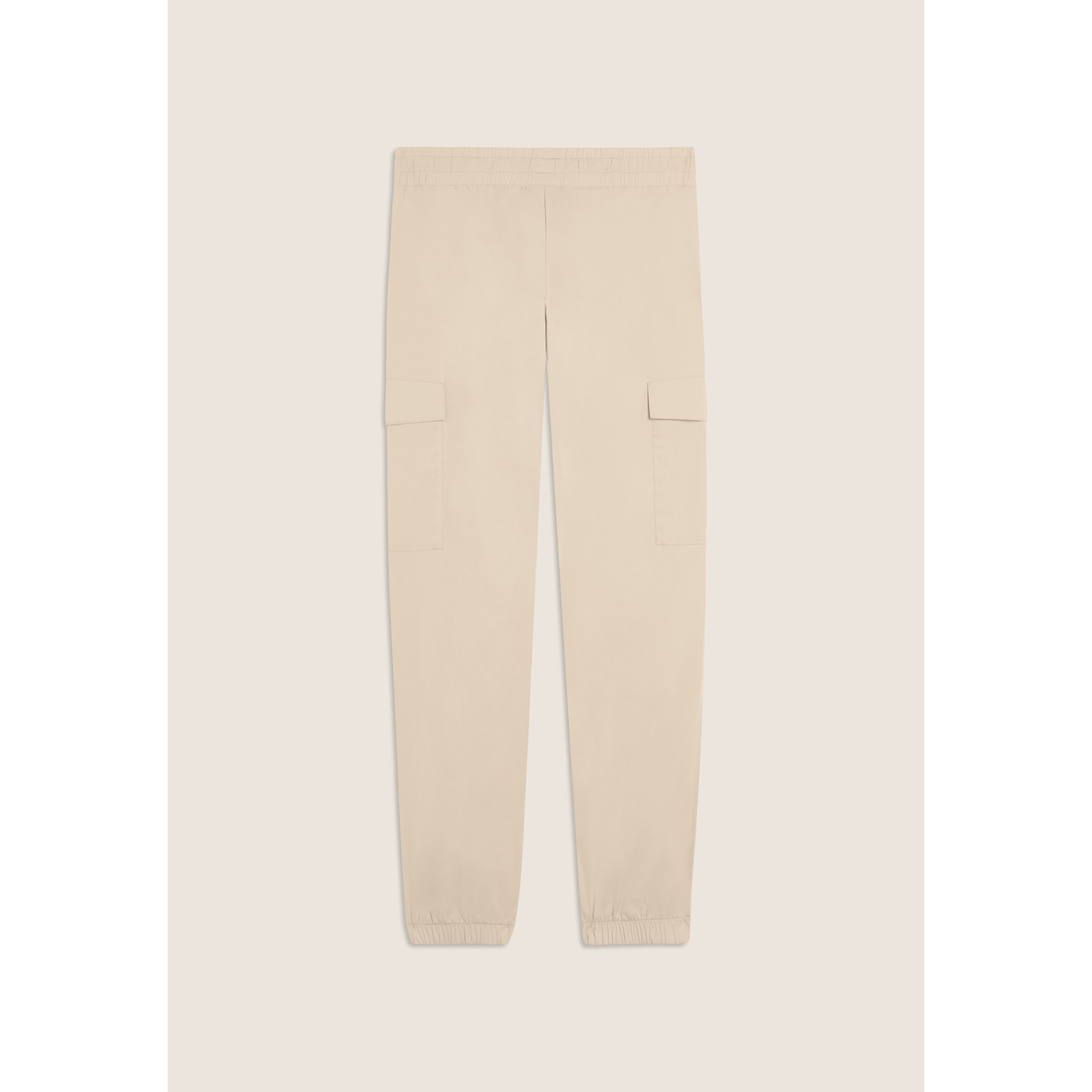Pantaloni Cargo in Popeline elasticizzato