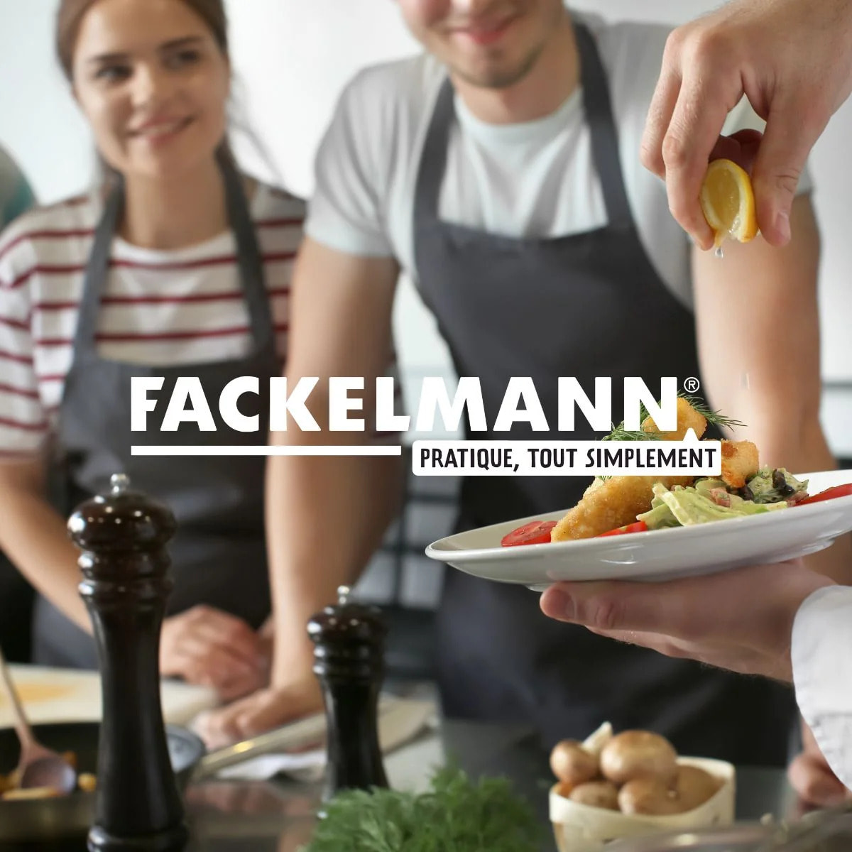 Cuillère à servir 32,5 cm Fackelmann CLIP