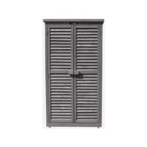 Armoire de jardin "Space" - 87 x 46.5 x 160 cm - Anthracite