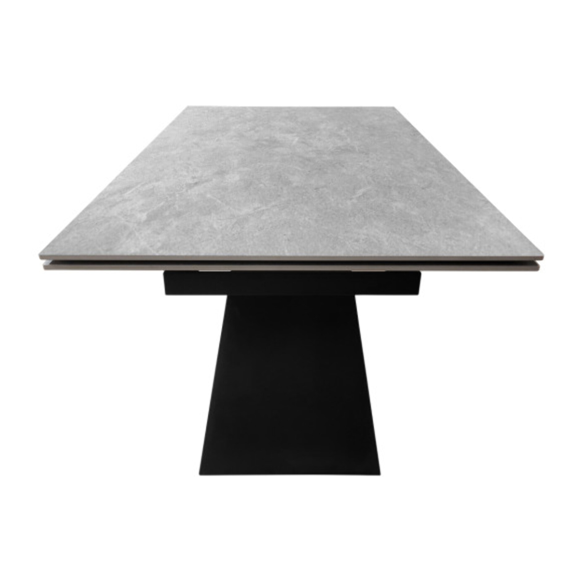 Table de repas extensible 160/240 cm céramique gris - ONDINE
