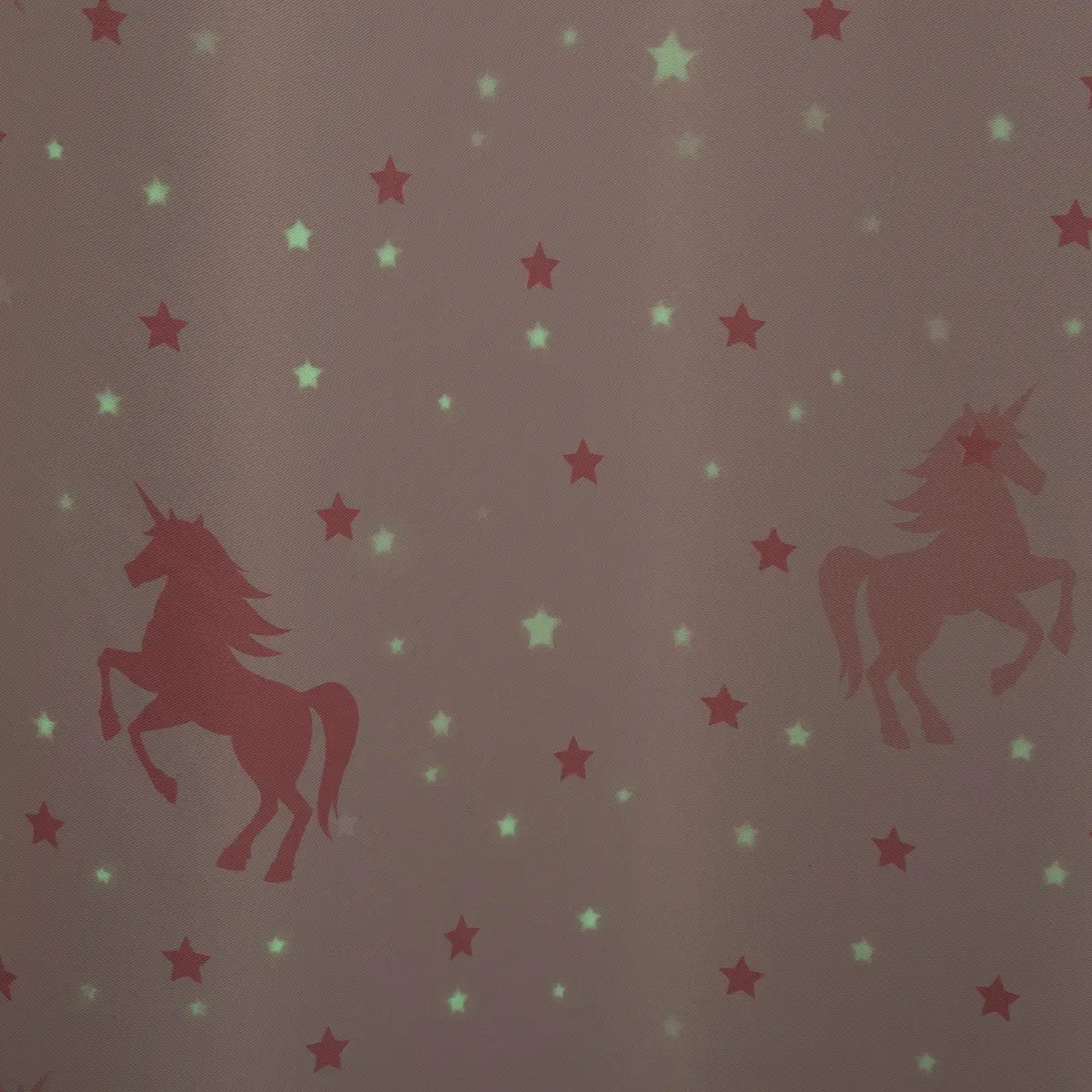 Rideau occultant enfant licorne rose clair 140x250cm
