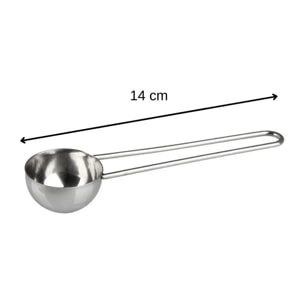 Cuillère doseuse à café inox environ 8gr Fackelmann Petit Déjeuner