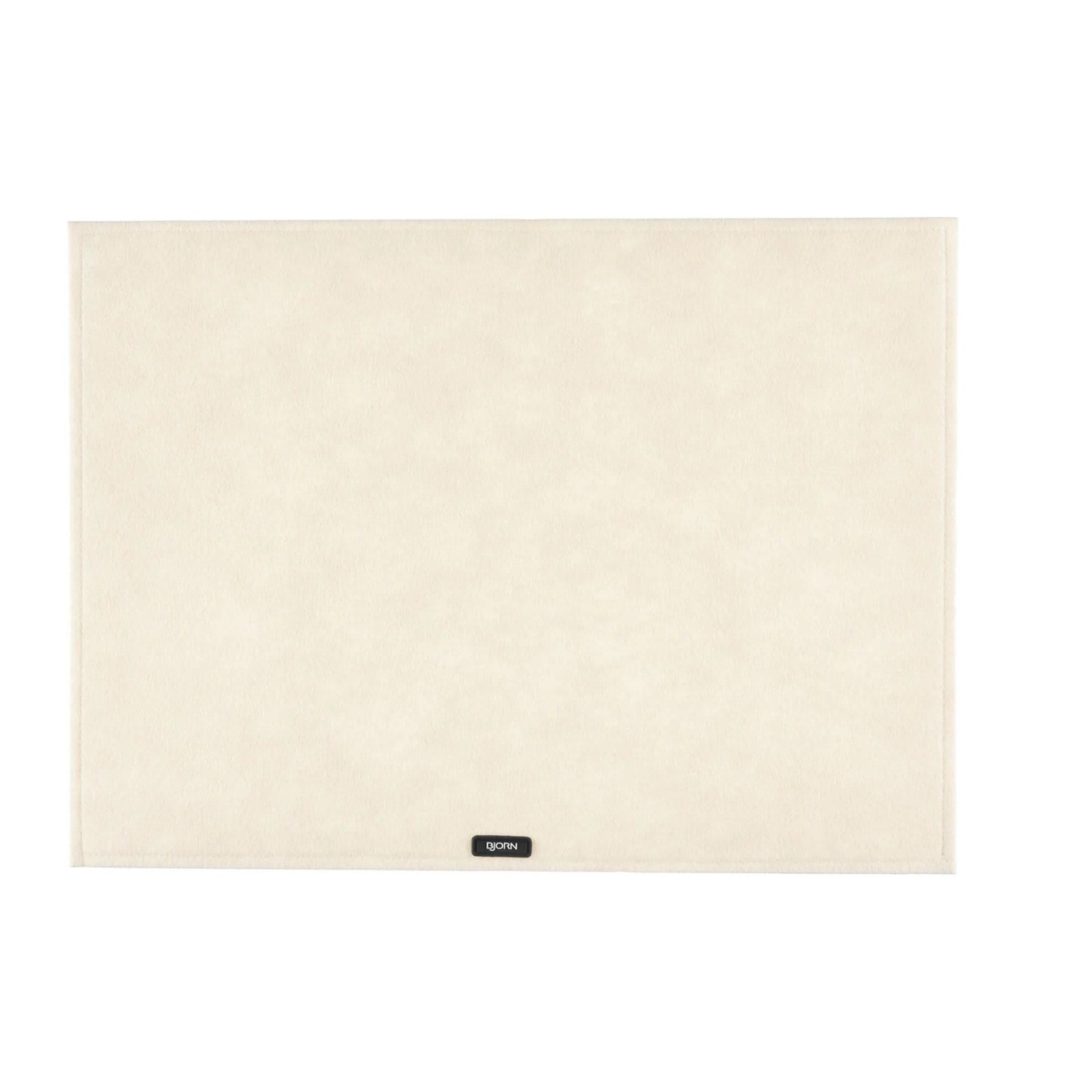 Set de table rectangulaire - 6 pièces - Feutre recyclé beige