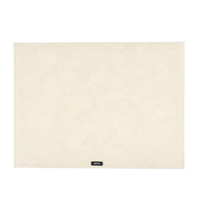 Set de table rectangulaire - 6 pièces - Feutre recyclé beige
