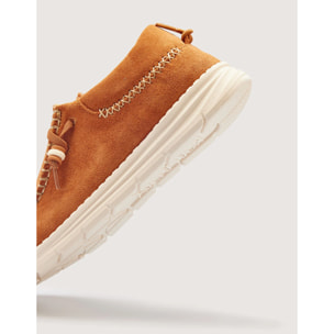 Mocasín Casual Serraje Marrón - Mullilah