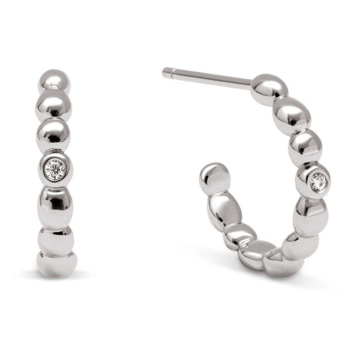 Pendientes Aro Pebble Spark