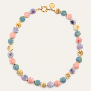 Collar Seaside Acero Baño Oro