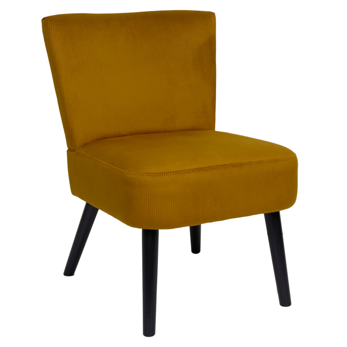 Fauteuil Crapaud Giulia Jaune