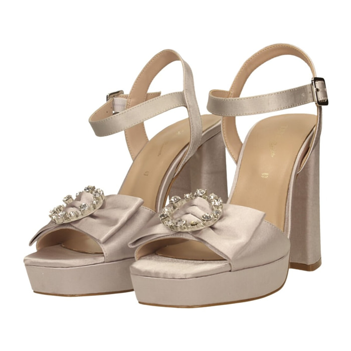 Sandali Donna Tata Italia Argentato