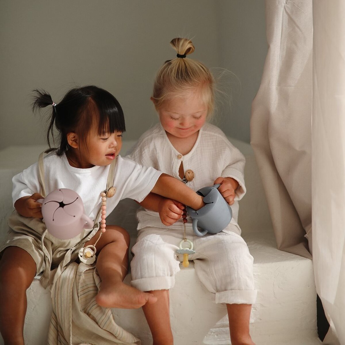 Mushie Mantel Silicona Print