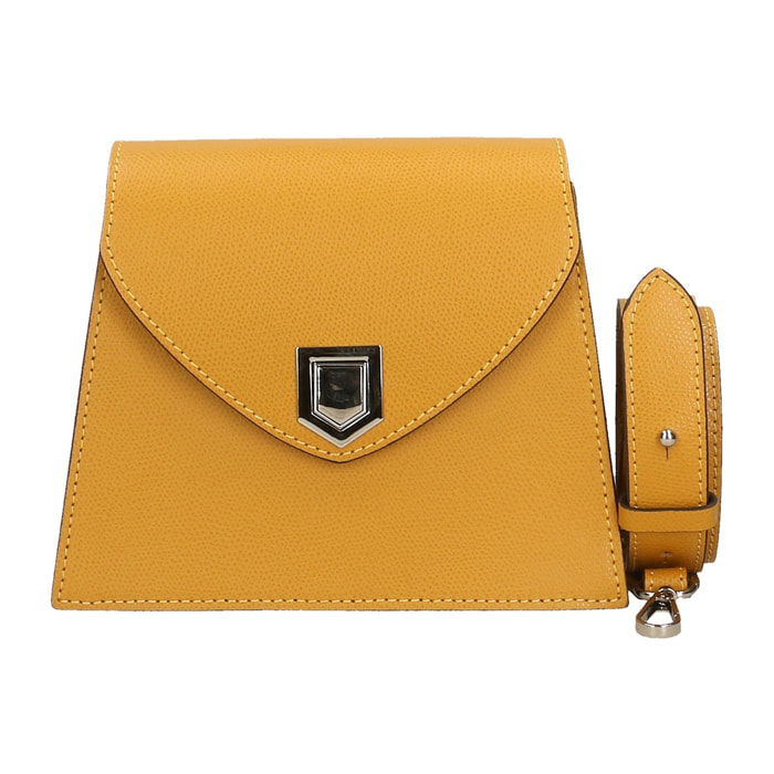 Borsa a spalla da donna - Modello Eolara - Vera pelle - 20.0 x 17.0 x 8.0 cm