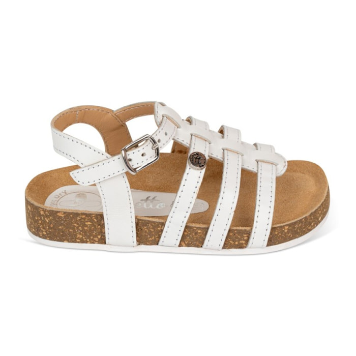 Sandalia Bios Piel  Cabra. Hebilla