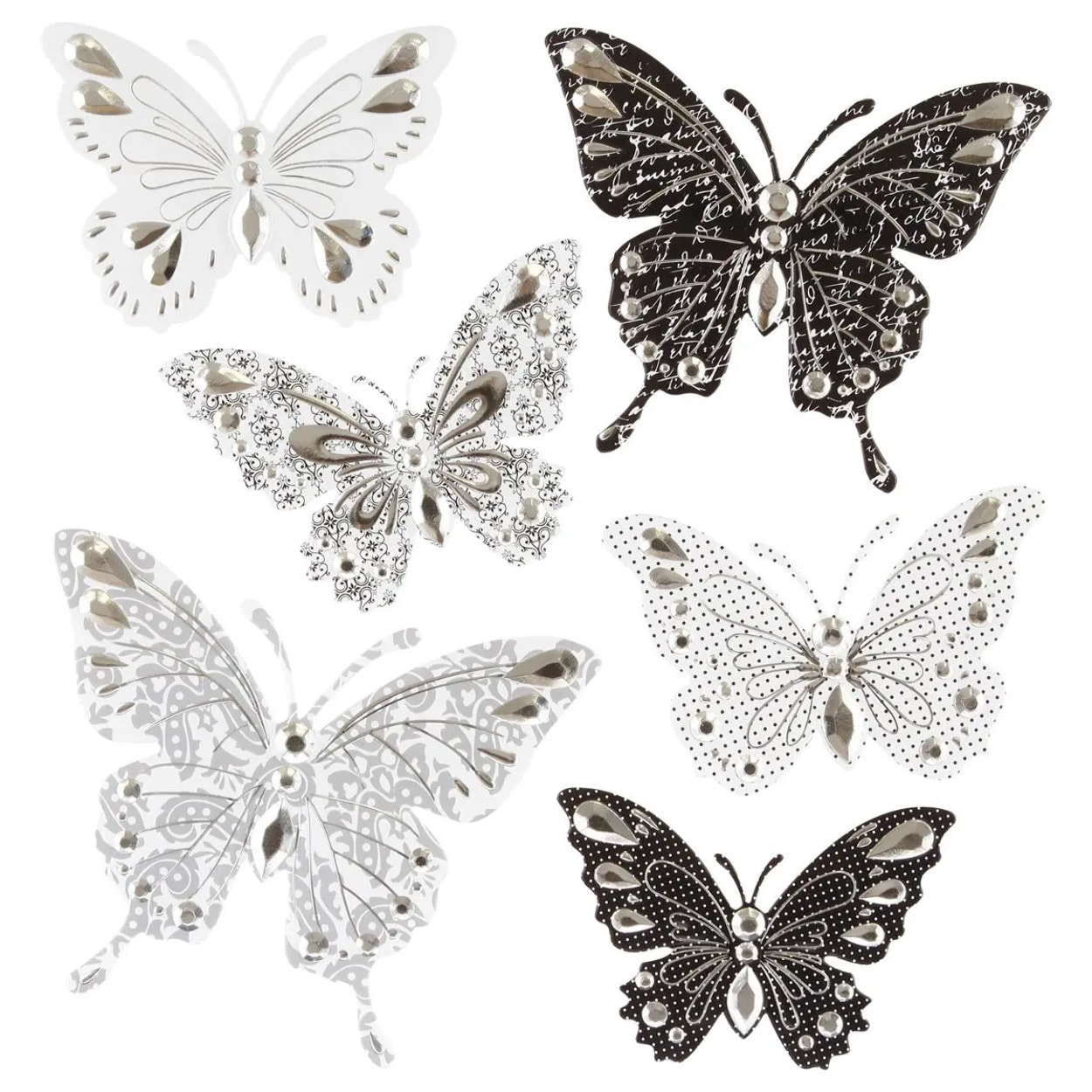 Sticker en relief papillon