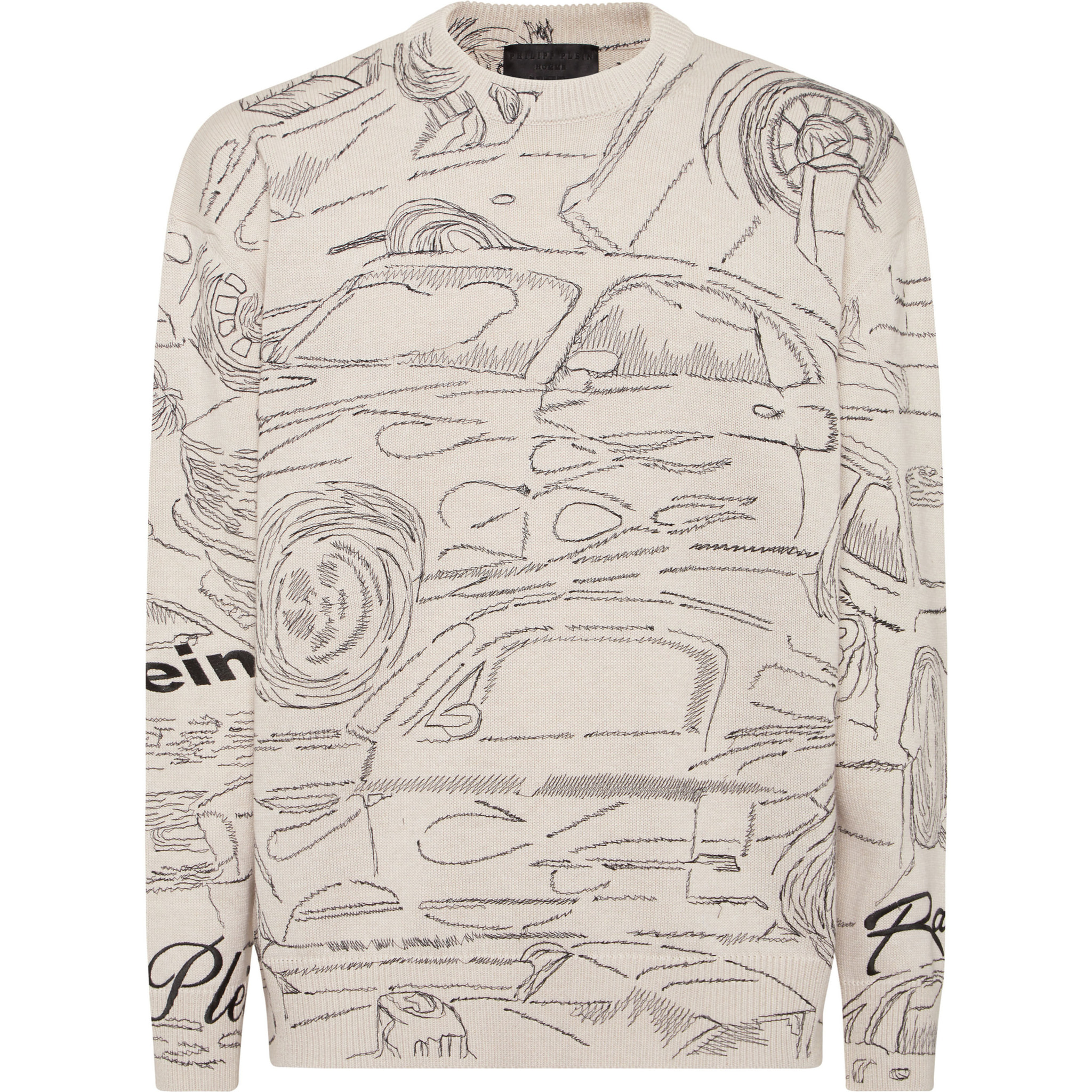 PHILIPP PLEIN Jersey Cuello Redondo RACING