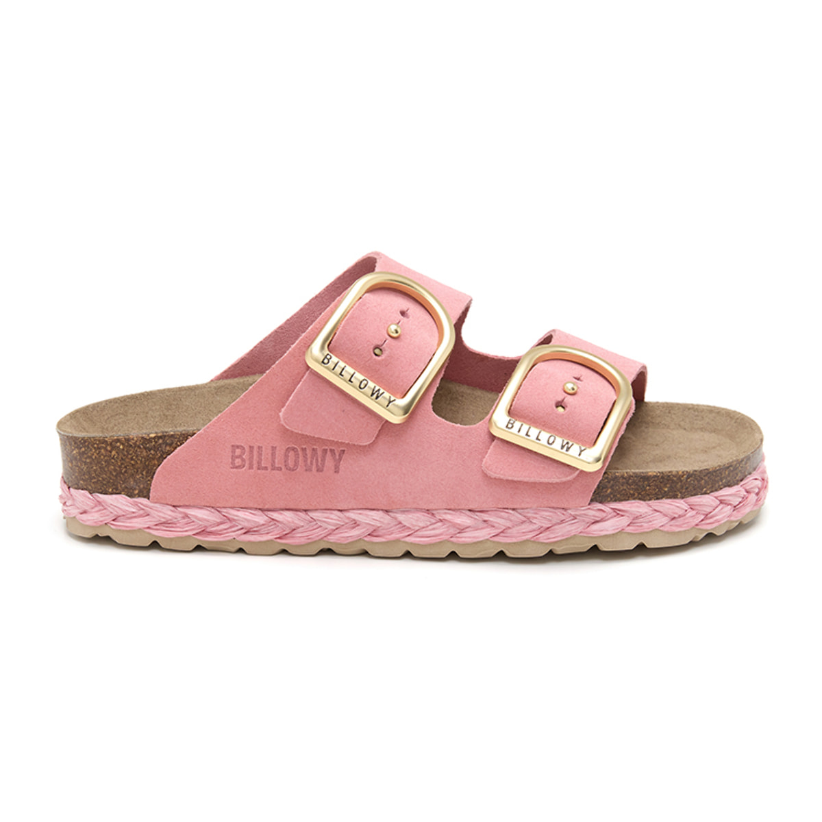 SANDALO CON ZEPPA BILLOWY ROSA