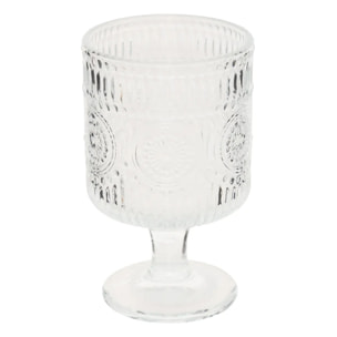 Lot de 6 verres à vin Ina 210ml transparent