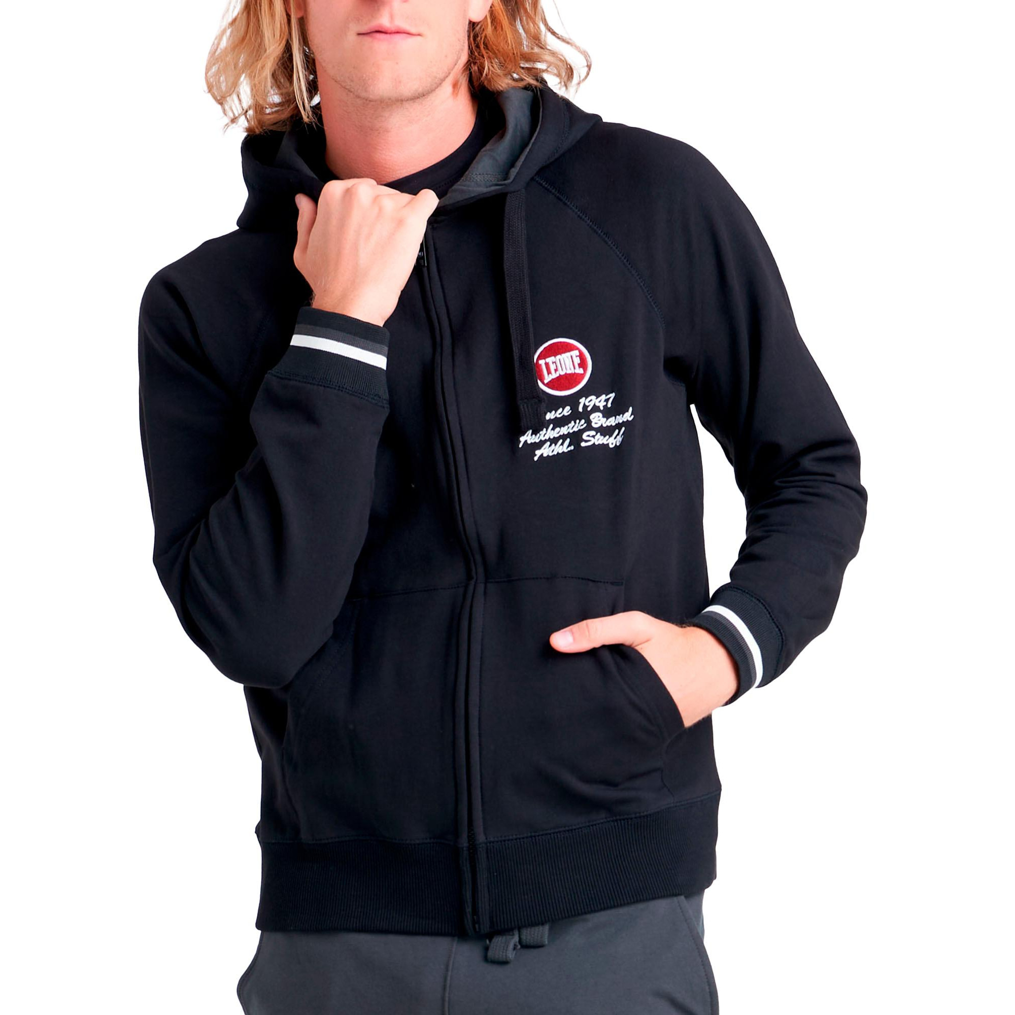 Tuta uomo con cappuccio e zip Athletic Stuff