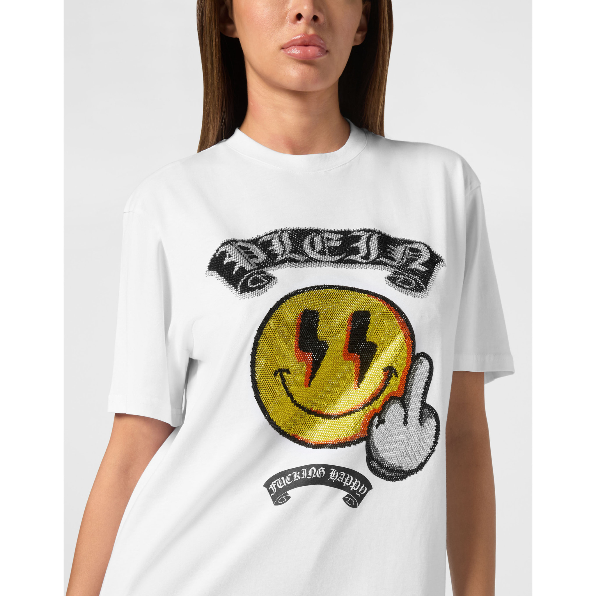 PHILIPP PLEIN Camiseta Hombre Fit SMILE