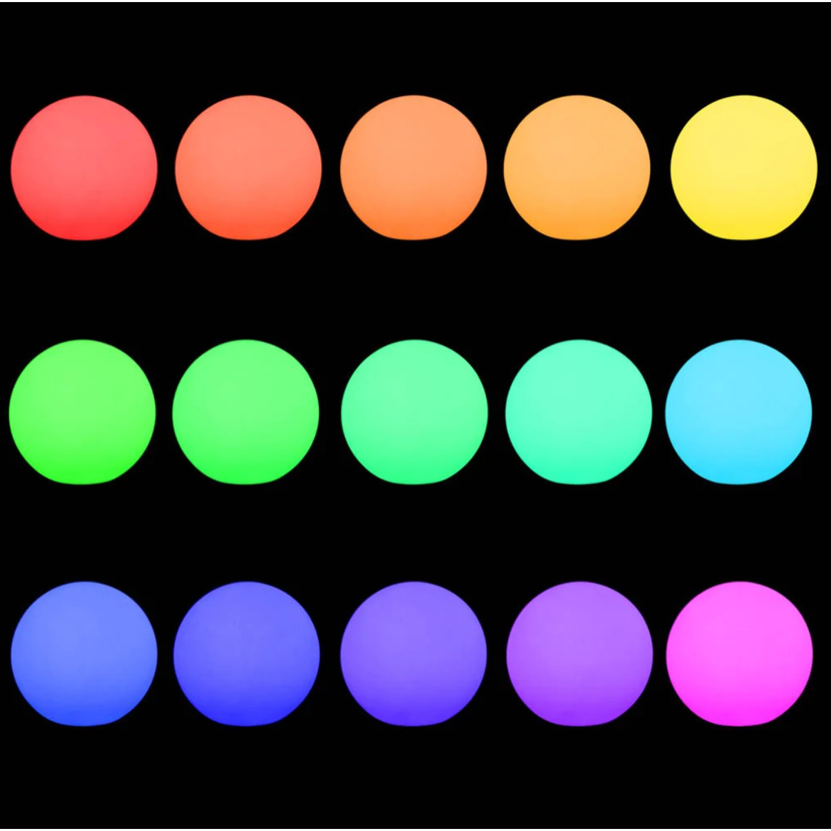 2 Boule lumineuse sans fil BOBBY D30CM