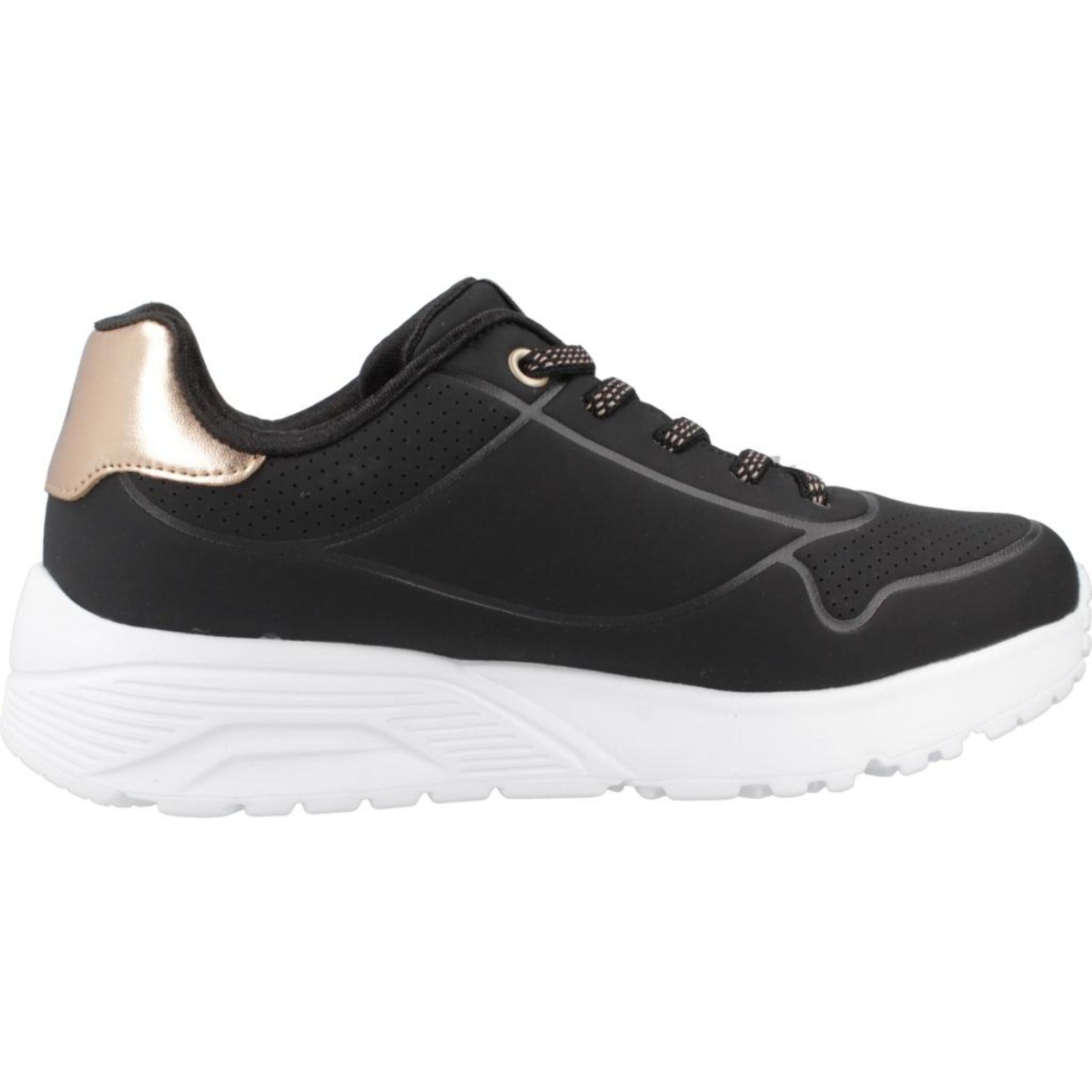 Zapatillas Niña Uno Lite-metallic Mo Negro