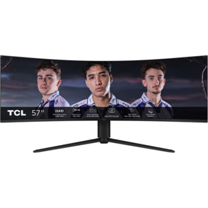 Ecran PC Gamer TCL 57R94 57" Incurvé 1000R DUHD 120Hz VA MiniLED HDR 1000 AMD FreeSync
