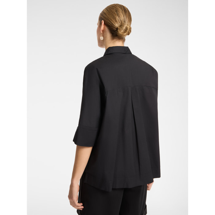 Elena Mirò - Camisa bordada - Negro