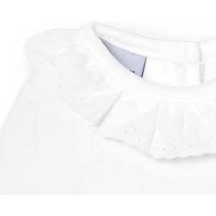 Body bebé manga larga cuello batista