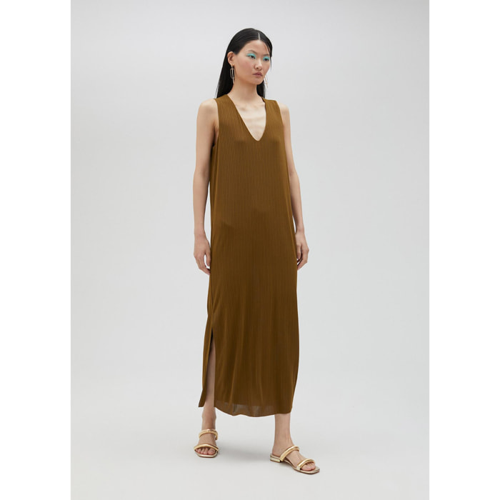 Vestito midi in maglia