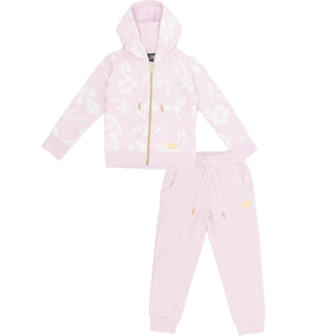 Tuta da bambina con cappuccio e zip Chic Boxing