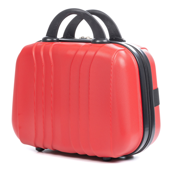 Beauty case rigido in ABS ultraleggero. Adattabile al carrello.