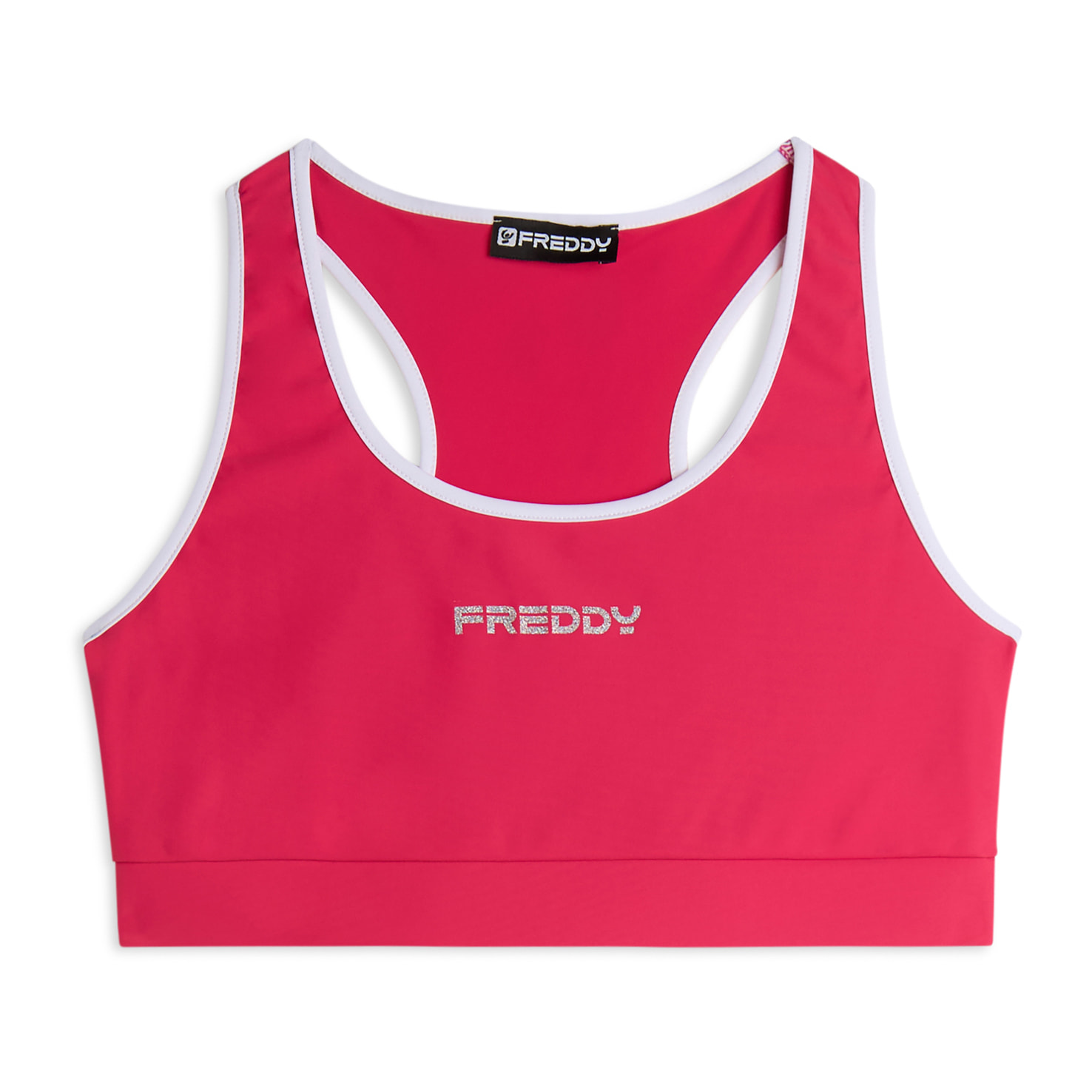 Reggiseno Sportivo con Supporto Medio e bordature a contrasto