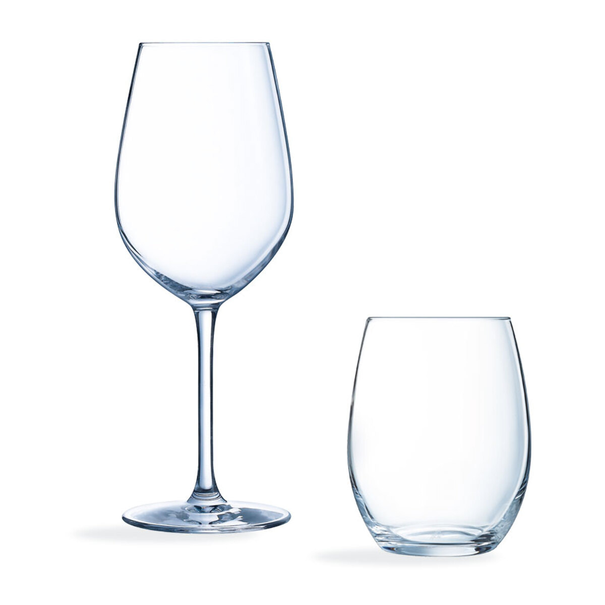 Ensemble 12 verres (verres à pied et verres à eau) Sequence  - Chef et Sommelier