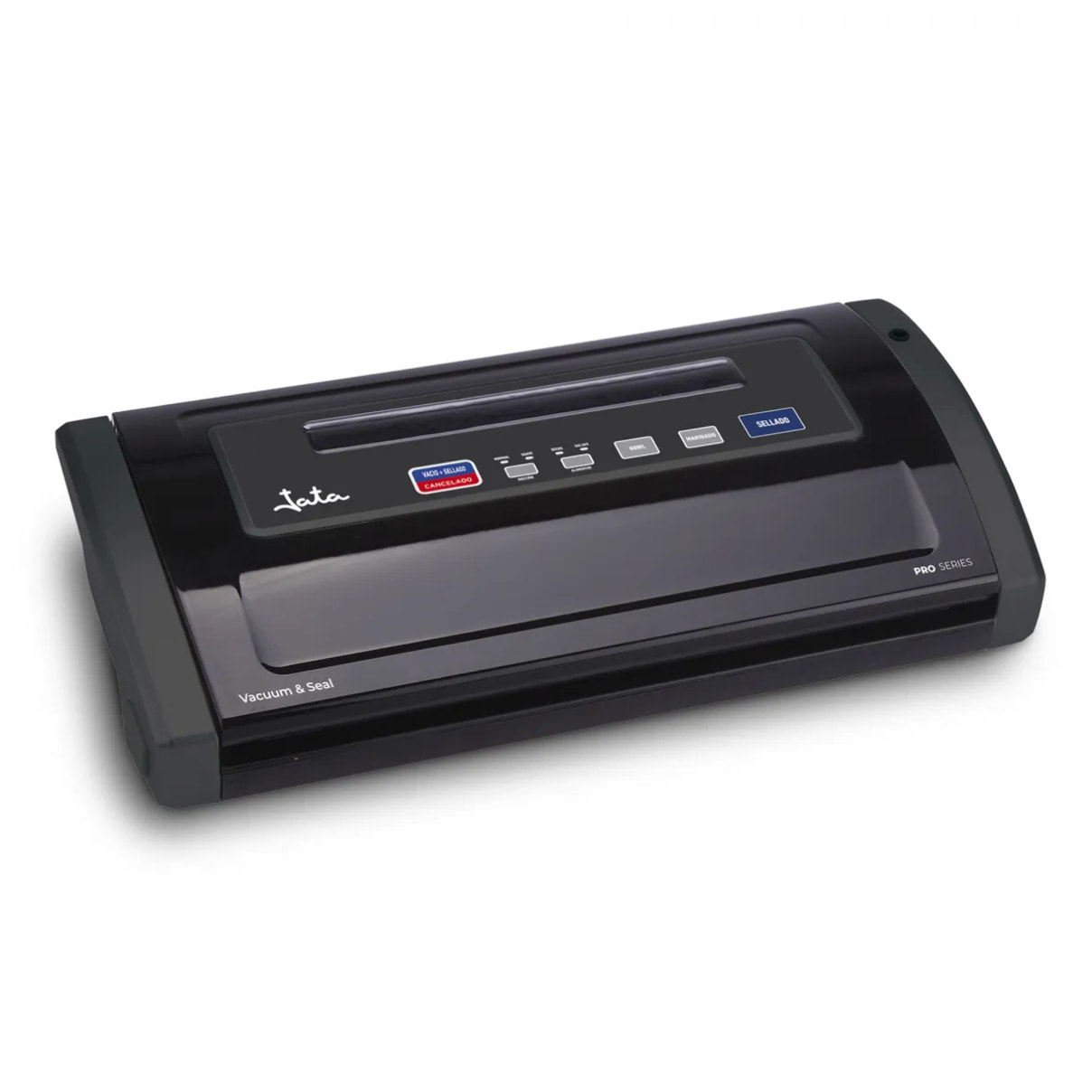 Envasadora al vacío JATA EV1026 para bolsas y rollos. Capacidad de la bomba: 12 l/min