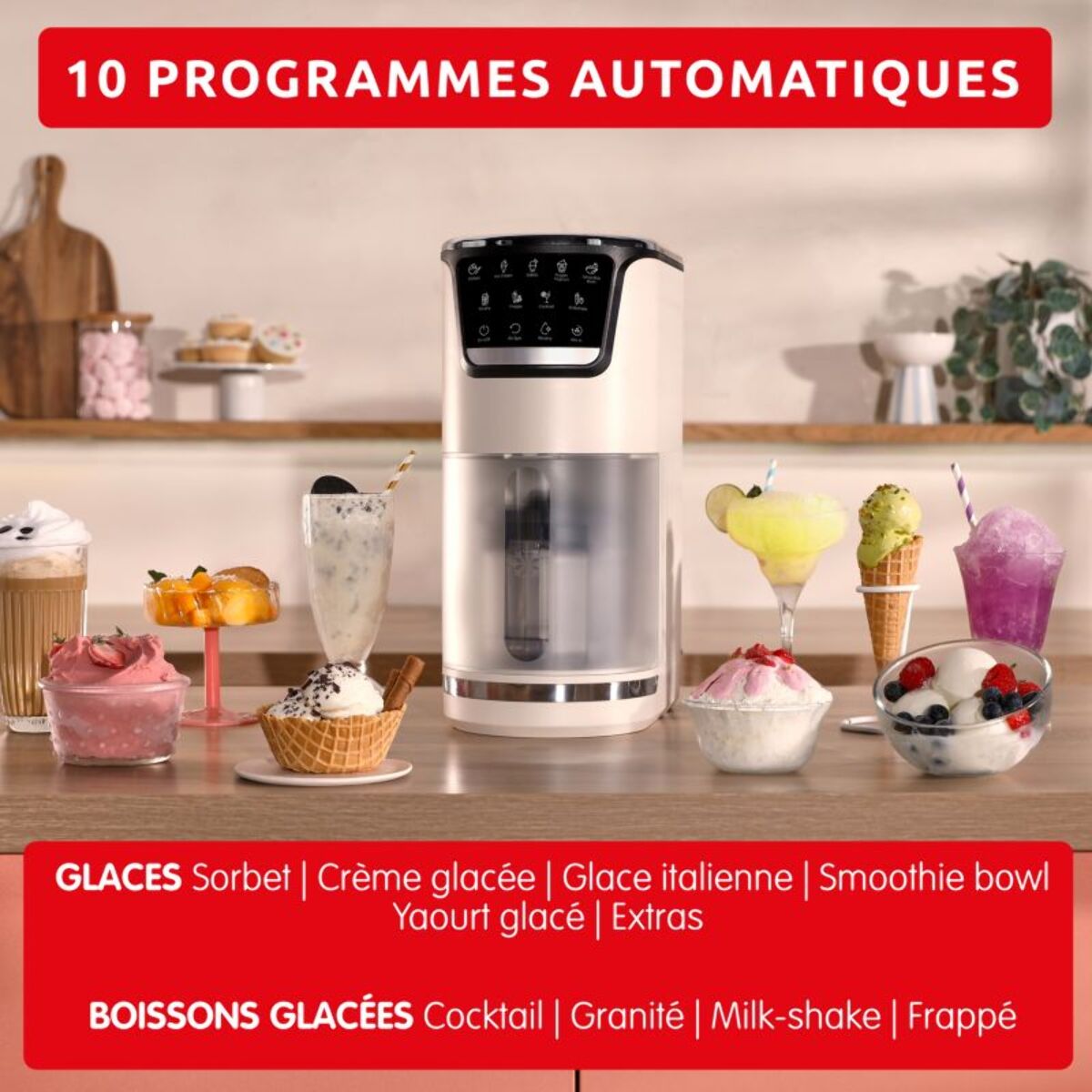 Sorbetière MOULINEX Dolci MJ602AF0 Machine à glaces