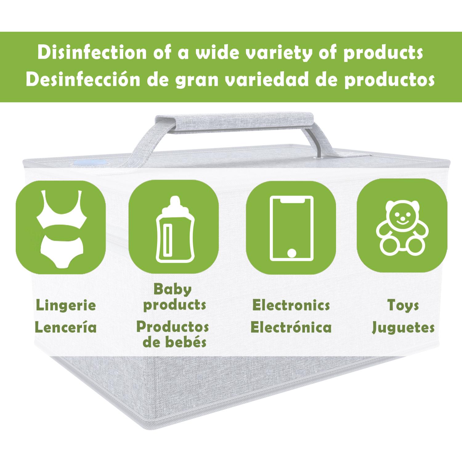 Esterilizador portátil de rayos led ultravioleta