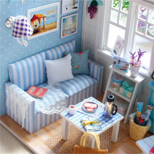 Salón Sol fresco. Maqueta 3D, realista con gran detalle y luces led.