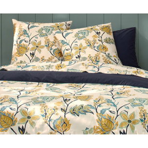 Parure housse de couette 3pcs 100% 100% flanelle de coton minea ombre