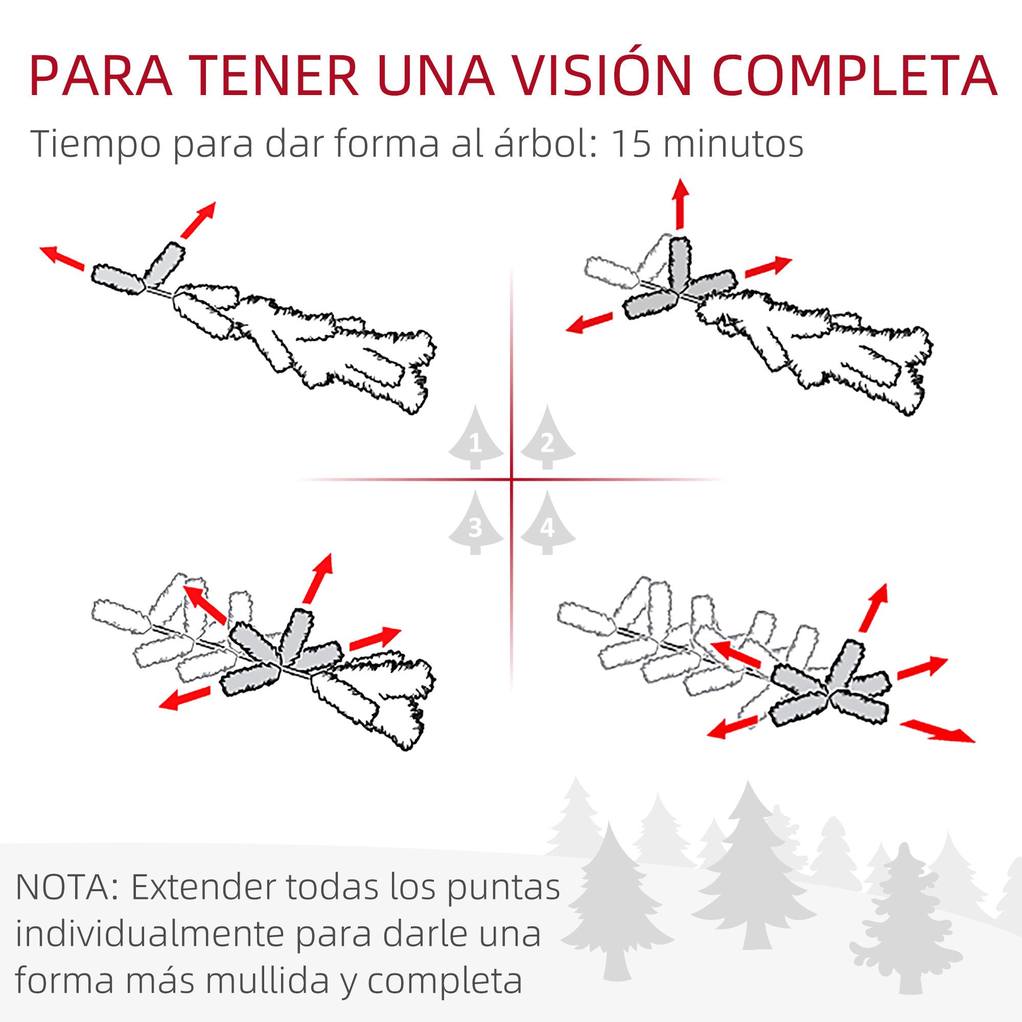 Árbol de Navidad Estrecho 150 cm Árbol de Navidad Tipo Lápiz con Base Plegable y 317 Ramas para Dormitorio Oficina Verde