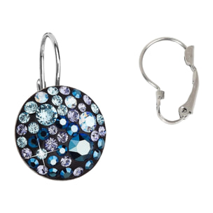 Pendientes Round Brillantin adornado con cristales de Swarovski