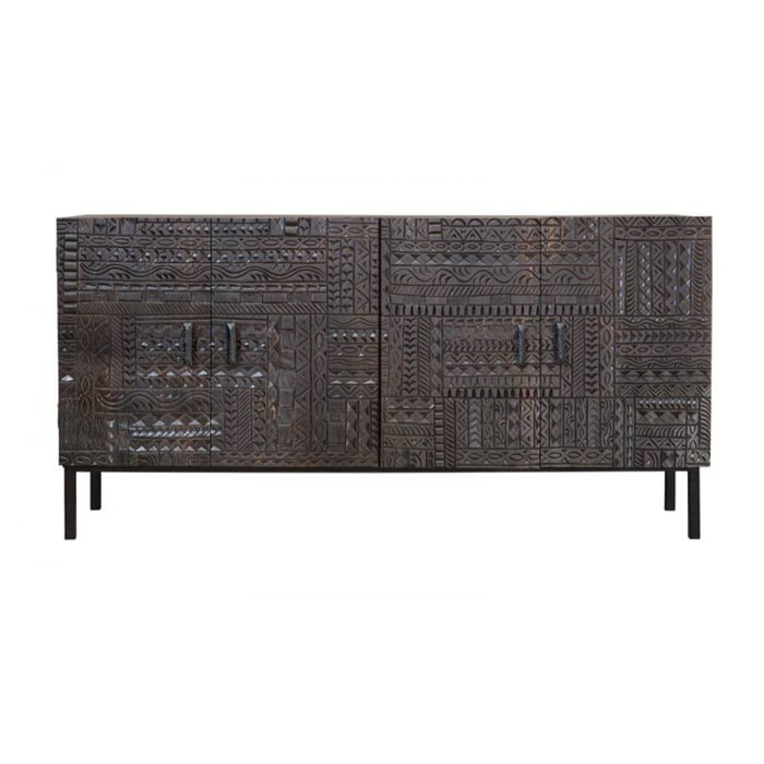 Aparador - Madera de Mango y patas de Hierro - 180x40x85cm