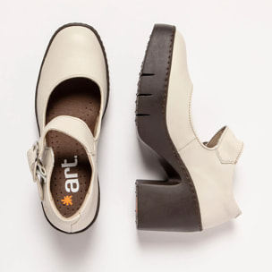 Zapatos con tacón 1653 NAPPA CREAM/SOFIA color Cream