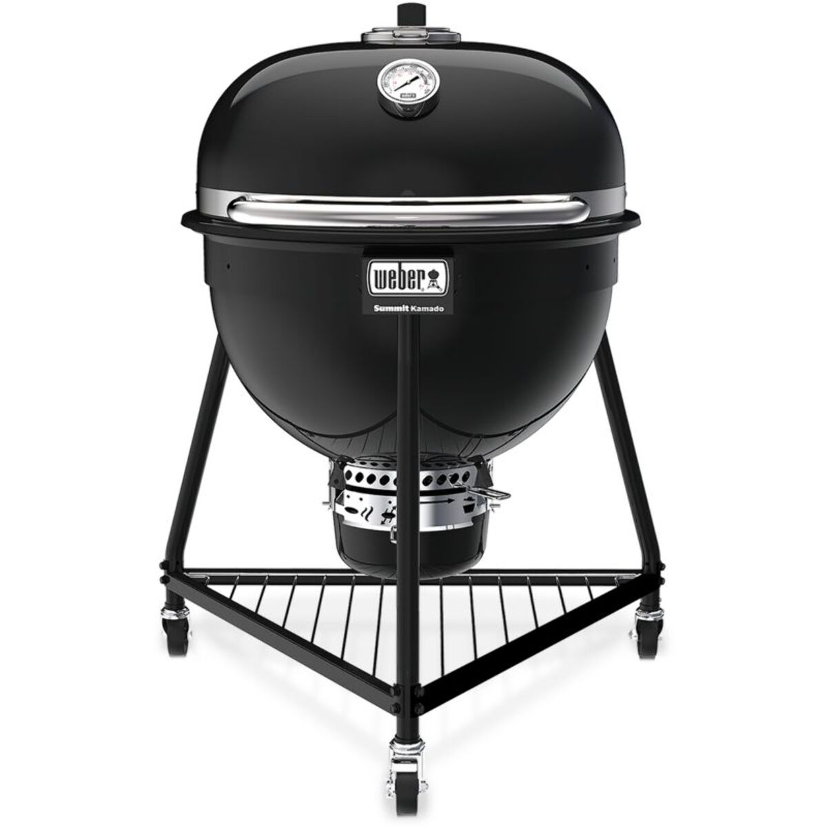 Kamado WEBER Summit E6 black sur pieds 61 cm