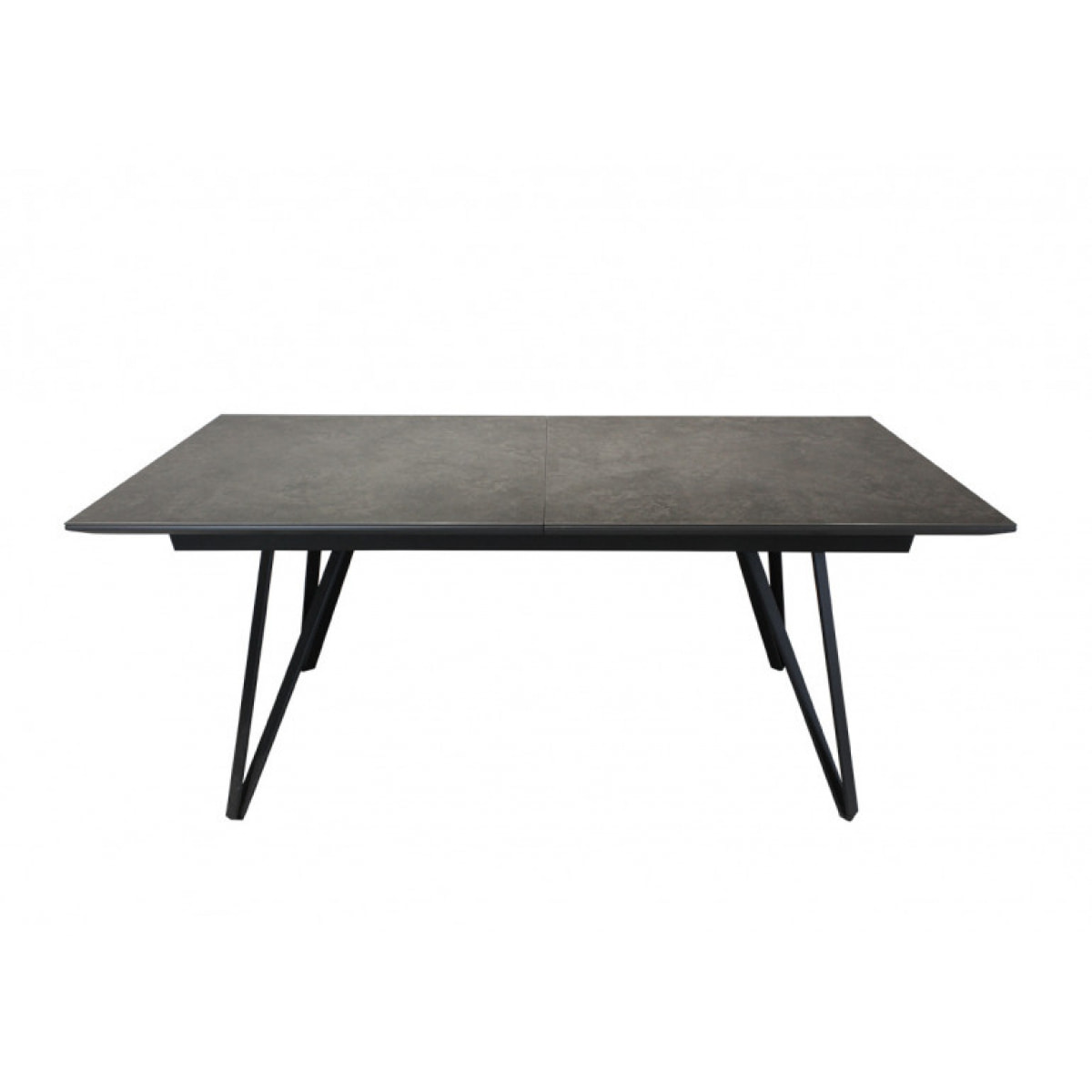 Table extensible céramique gris anthracite 180/230 cm - HARMONY